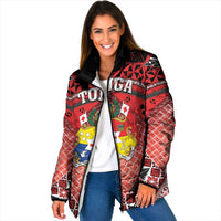 Personalised Tonga Constitution Day Padded Jacket 150 Years Jubilee - Polynesian Pride