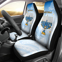 Polynesia Hanukkah Festival Car Seat Cover With Menorah Polynesian Style LT05 - Polynesian Pride
