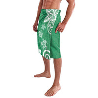 Polynesia Lavalava Green Tribal Turtle Floral Pattern LT05 - Polynesian Pride
