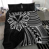 Hawaii And Philippines Bedding Set Kanaka Maoli With Tribal Sun Together Black