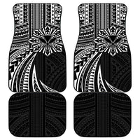 Hawaii And Philippines Car Mats Kanaka Maoli With Tribal Sun Together Black