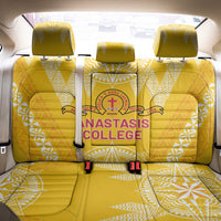 Anastasis College Back Car Seat Cover Tonga Ngatu Pattern LT05 - Polynesian Pride