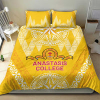 Anastasis College Bedding Set Tonga Ngatu Pattern LT05 - Polynesian Pride