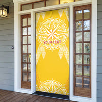 Personalised Anastasis College Door Cover Tonga Ngatu Pattern - Polynesian Pride