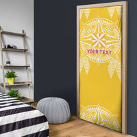Personalised Anastasis College Door Cover Tonga Ngatu Pattern - Polynesian Pride