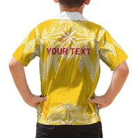 Personalised Anastasis College Family Matching Summer Maxi Dress and Hawaiian Shirt Tonga Ngatu Pattern LT05 - Polynesian Pride