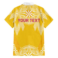 Personalised Anastasis College Family Matching Tank Maxi Dress and Hawaiian Shirt Tonga Ngatu Pattern LT05 - Polynesian Pride