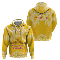 Personalised Anastasis College Hoodie Tonga Ngatu Pattern LT05 - Polynesian Pride