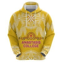 Personalised Anastasis College Hoodie Tonga Ngatu Pattern LT05 - Polynesian Pride