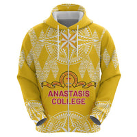 Personalised Anastasis College Hoodie Tonga Ngatu Pattern LT05 - Polynesian Pride
