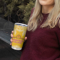 Personalised Anastasis College Tumbler Cup Tonga Ngatu Pattern LT05 - Polynesian Pride