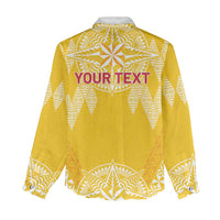 Personalised Anastasis College Women Casual Shirt Tonga Ngatu Pattern LT05 - Polynesian Pride