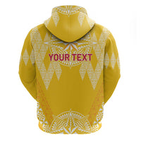Personalised Anastasis College Zip Hoodie Tonga Ngatu Pattern - Polynesian Pride