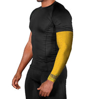 Tonga Anastasis College Arm Sleeves Tongan Ngatu Kupesi Pattern - Polynesian Pride