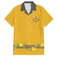Tonga Anastasis College Family Matching Short Sleeve Bodycon Dress and Hawaiian Shirt Tongan Ngatu Kupesi Pattern - Polynesian Pride