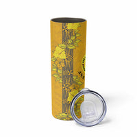Tonga Anastasis College Skinny Tumbler Tongan Ngatu Kupesi Pattern LT05 - Polynesian Pride