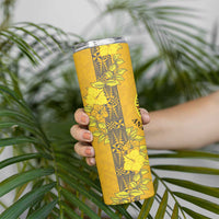 Tonga Anastasis College Skinny Tumbler Tongan Ngatu Kupesi Pattern LT05 - Polynesian Pride