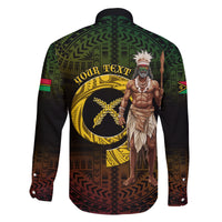 Personalised Vanuatu Custom Chiefs Day Family Matching Off Shoulder Short Dress and Hawaiian Shirt Pig Tusk Simple Style LT05 - Polynesian Pride