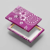 Cook Islands Canvas Wall Art Fandango Hibiscus And Stars