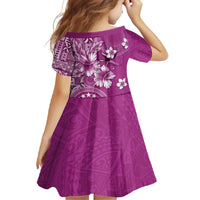 Cook Islands Family Matching Mermaid Dress and Hawaiian Shirt Fandango Hibiscus And Stars LT05 - Polynesian Pride