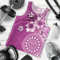 Cook Islands Men Tank Top Fandango Hibiscus And Stars