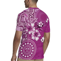 Cook Islands Rugby Jersey Fandango Hibiscus And Stars LT05 - Polynesian Pride