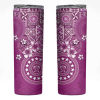 Cook Islands Skinny Tumbler Fandango Hibiscus And Stars LT05 Fandango - Polynesian Pride