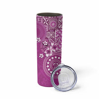 Cook Islands Skinny Tumbler Fandango Hibiscus And Stars LT05 - Polynesian Pride