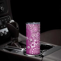 Cook Islands Skinny Tumbler Fandango Hibiscus And Stars LT05 - Polynesian Pride