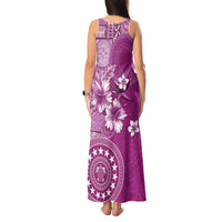 Cook Islands Tank Maxi Dress Fandango Hibiscus And Stars