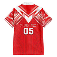 Custom Tahiti Football Family Matching Summer Maxi Dress and Hawaiian Shirt Coat Of Arms Polynesian Tribal Pattern LT05 - Polynesian Pride