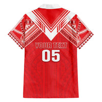 Custom Tahiti Football Hawaiian Shirt Coat Of Arms Polynesian Tribal Pattern LT05 - Polynesian Pride