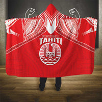 Tahiti Football Hooded Blanket Coat Of Arms Polynesian Tribal Pattern LT05 - Polynesian Pride
