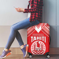 Tahiti Football Luggage Cover Coat Of Arms Polynesian Tribal Pattern LT05 - Polynesian Pride