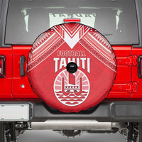 Tahiti Football Spare Tire Cover Coat Of Arms Polynesian Tribal Pattern LT05 - Polynesian Pride