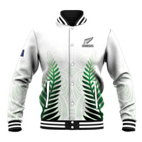 Custom New Zealand Fern Football Baseball Jacket Simple Style