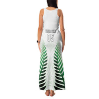 Custom New Zealand Fern Football Family Matching Tank Maxi Dress and Hawaiian Shirt Simple Style LT05 - Polynesian Pride