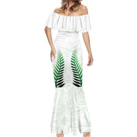 Custom New Zealand Fern Football Mermaid Dress Simple Style