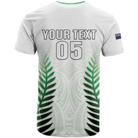 Custom New Zealand Fern Football T Shirt Simple Style