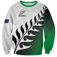 Custom New Zealand Football Sweatshirt Go Aotearoa
