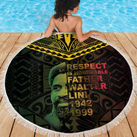Happy Vanuatu Father Lini Day Beach Blanket