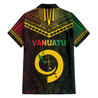 Happy Vanuatu Father Lini Day Family Matching Off Shoulder Maxi Dress and Hawaiian Shirt LT05 - Polynesian Pride