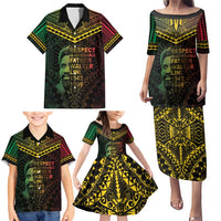 Happy Vanuatu Father Lini Day Family Matching Puletasi and Hawaiian Shirt LT05 - Polynesian Pride
