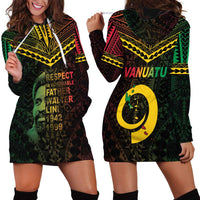 Happy Vanuatu Father Lini Day Hoodie Dress