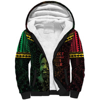 Happy Vanuatu Father Lini Day Sherpa Hoodie