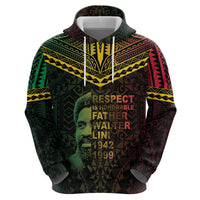 Happy Vanuatu Father Lini Day Zip Hoodie