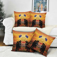 ANZAC Day Pillow Cover Remembrance Tribute Soldiers And Poppy Field