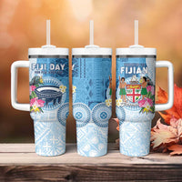 Fiji Day Tumbler With Handle Proud To Be Fijian