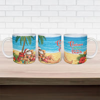 Hawaii Jolly Christmas Ceramic Mug Xmas Is Better At The Beach