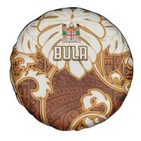 Fiji Spring Break Spare Tire Cover Fijian Tapa Pattern Brown LT05 - Polynesian Pride